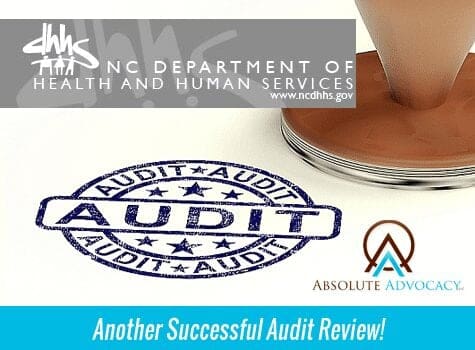 “Provider Is To Be Commended”: Absolute Advocacy’s 2013 Audit Review