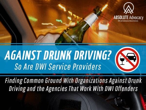 Against Drunk Driving? So Are DWI Service Providers