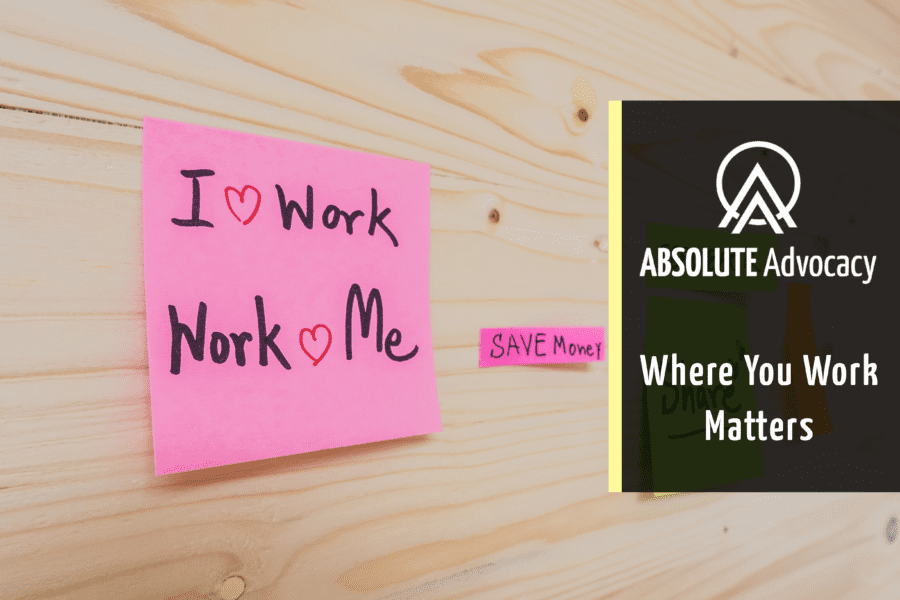 Where You Work Matters