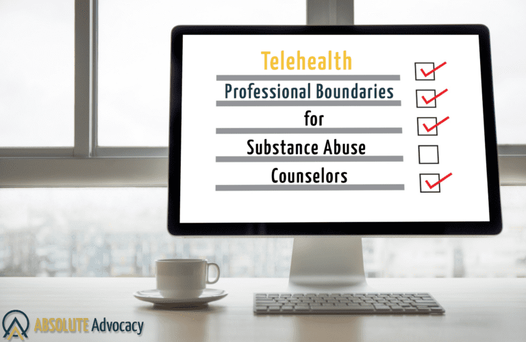 Professional Boundaries for Virtual Substance Abuse Services