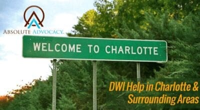 Services for DWI Charge Charlotte NC Concord NC