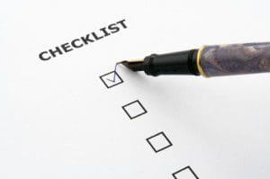 DWI Checklist