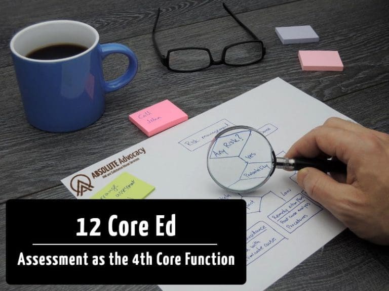 12 Core Functions: Assessment as the 4th Core Function