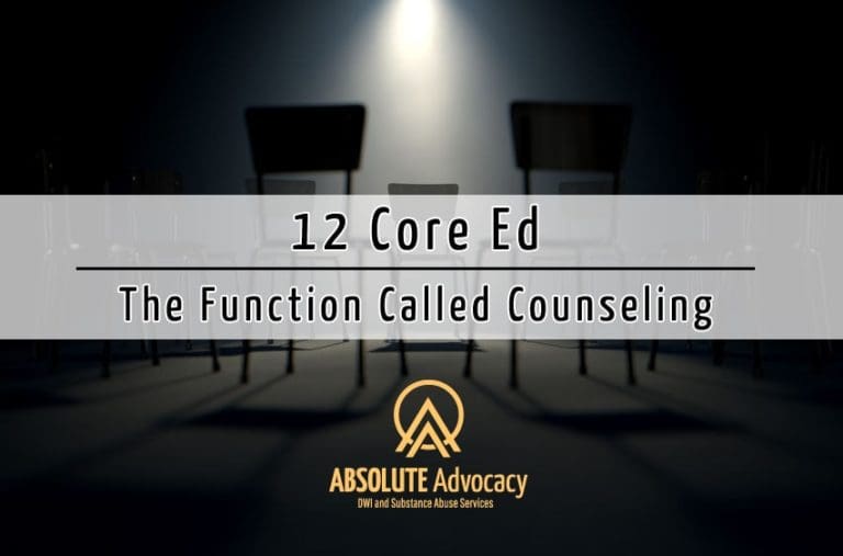 12 Core Functions: The Core Function Called Counseling