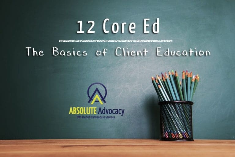 12 Core Functions: The Basics of Client Education