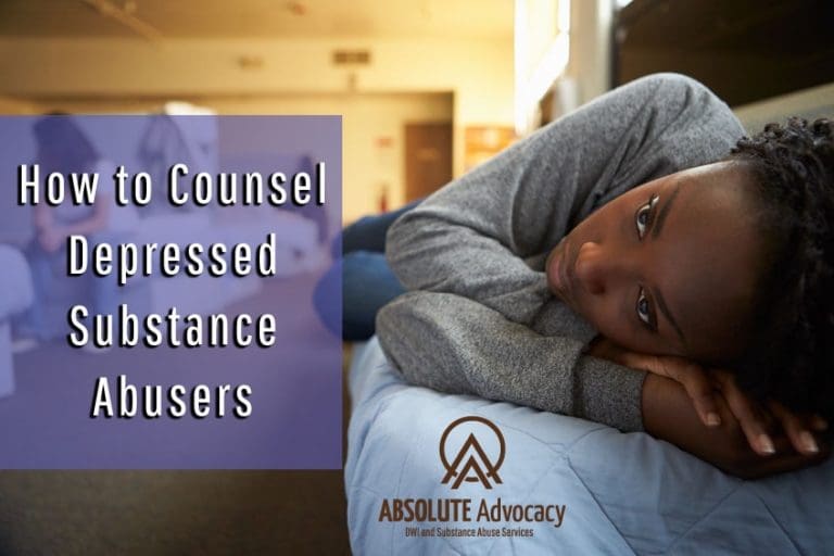 Negative to Positive: How to Counsel Depressed Substance Users