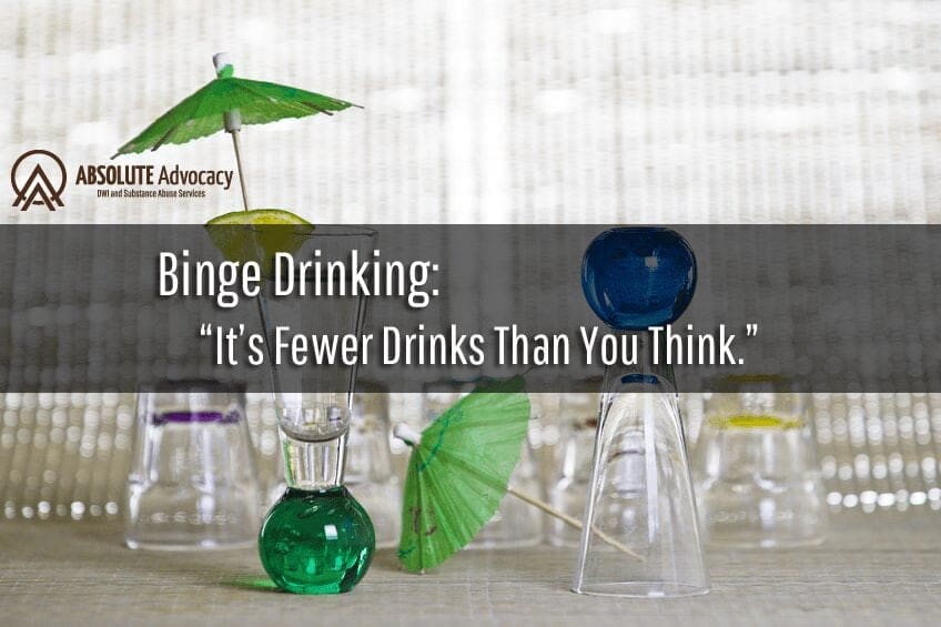 Binge Drinking: Fewer Drinks Than You Think