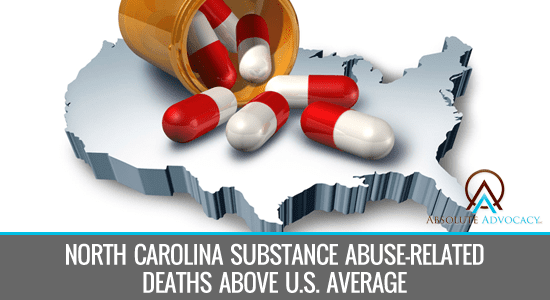 NC Substance Abuse Related Deaths Among Highest In the Country