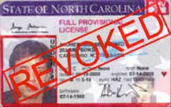 North Carolina DWI Driver License Revoked North Carolina DWI Driver License Revoked