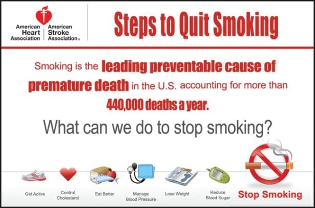 Quit Smoking Infographic AHA featured