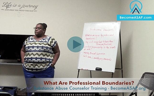 Professional Boundaries for Substance Abuse Counselors and Clinicians
